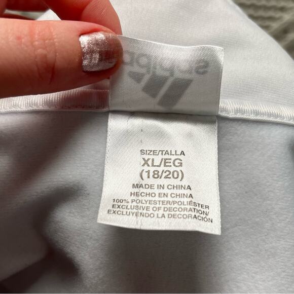 ADIDAS | Boys' Zip Up Track Jacket Sweatshirt Black and White XL - Picture 9 of 10